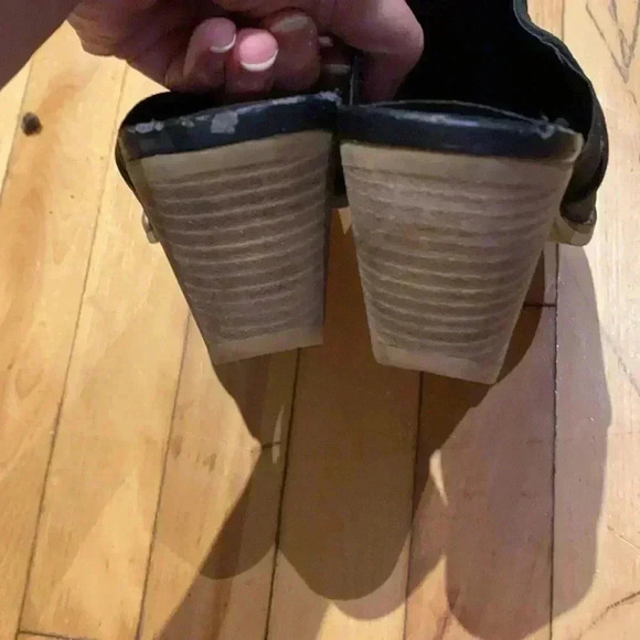 Leather pointy cowboy  clogs - Picture 4 of 10